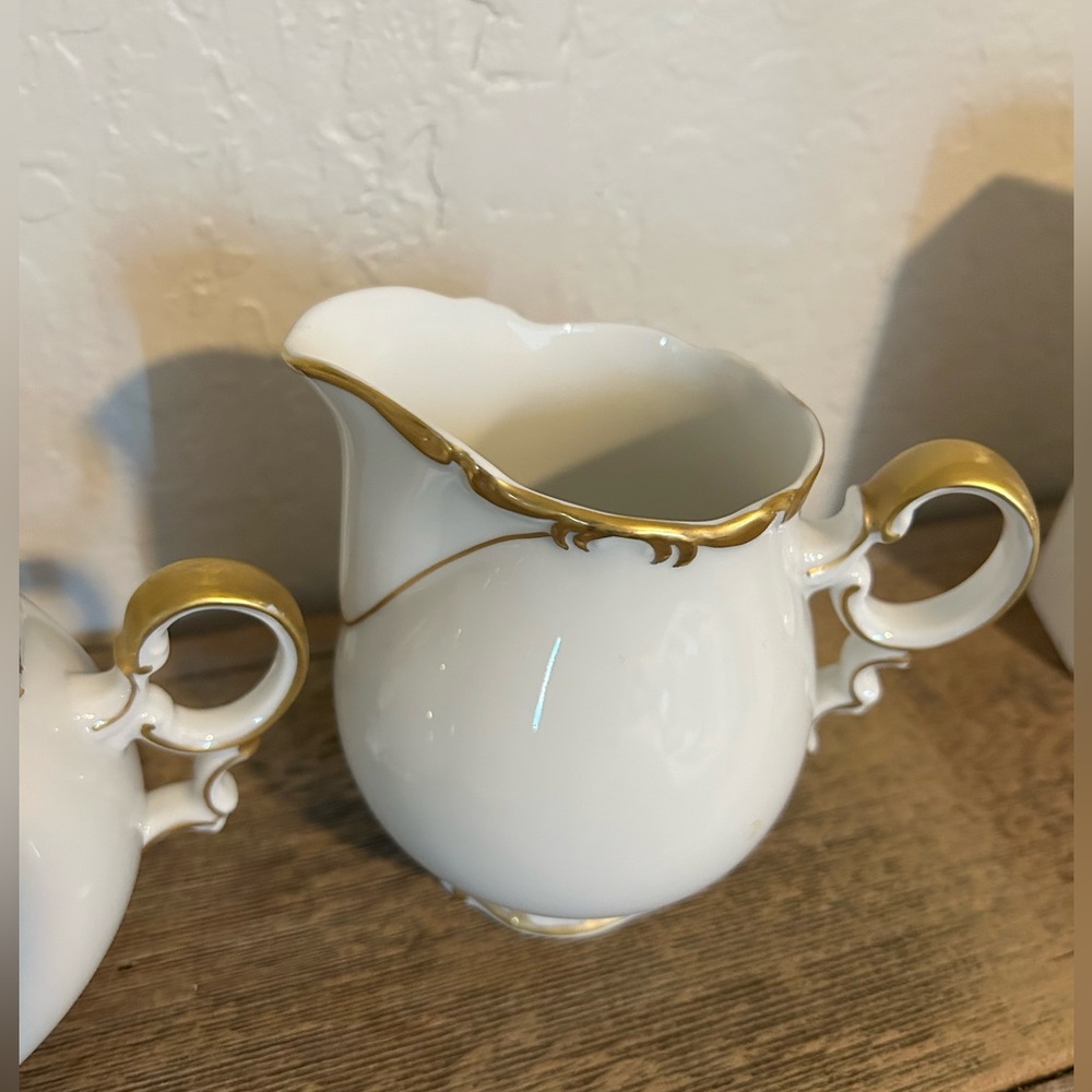Mikasa Venice 9266 sugar bowl and creamer set. Fine China - Picture 3 of 7